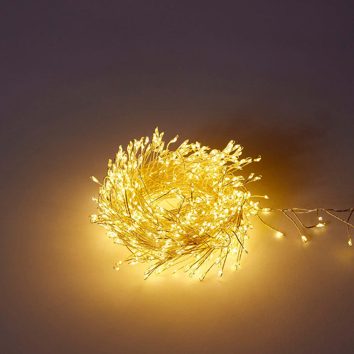 Luminous Firecracker String Light (Outdoor Adapter) - Silver, 10m (L)