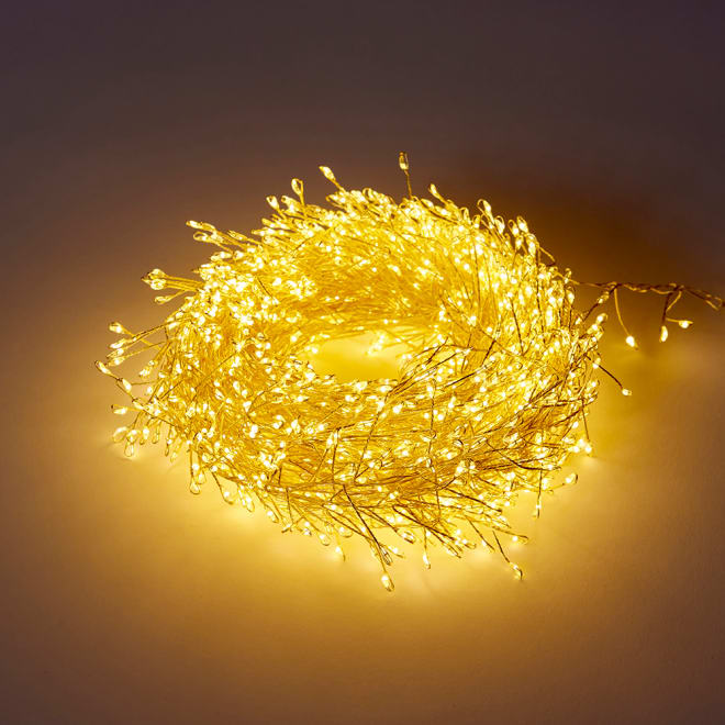 Luminous Firecracker String Light (Outdoor Adapter) - Gold, 20m (L)