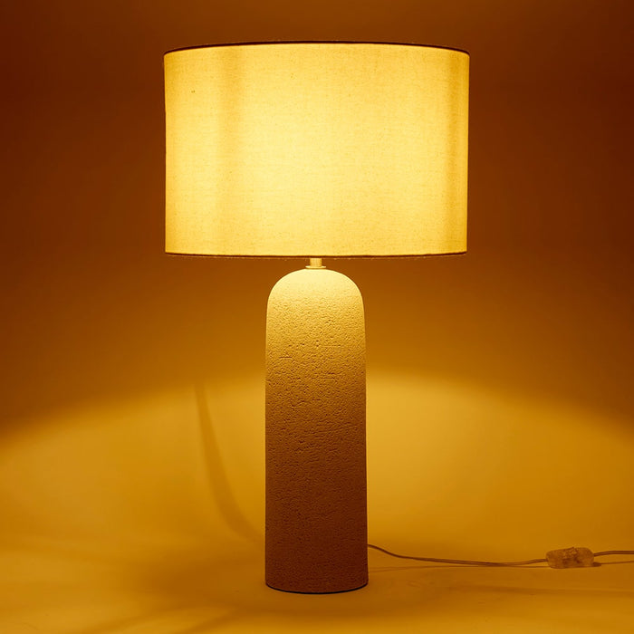 Huck Table Lamp - Sand, 70cm (H)