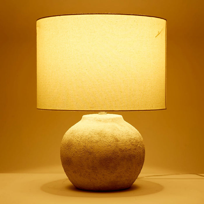 Deacon (DS) Table Lamp - Beige, 50cm (H)