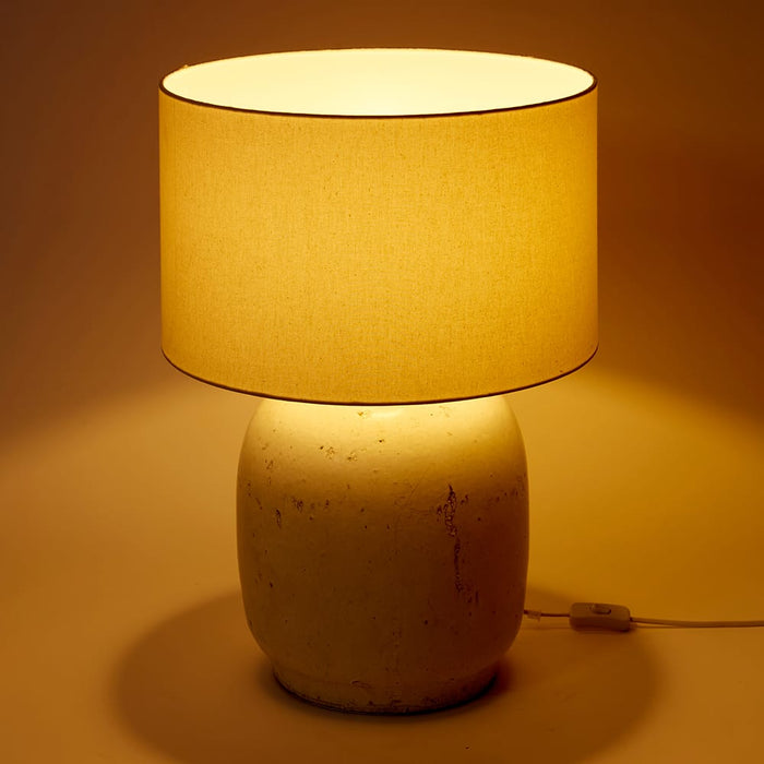 Luanda Table Lamp - Beige, 59cm (H)