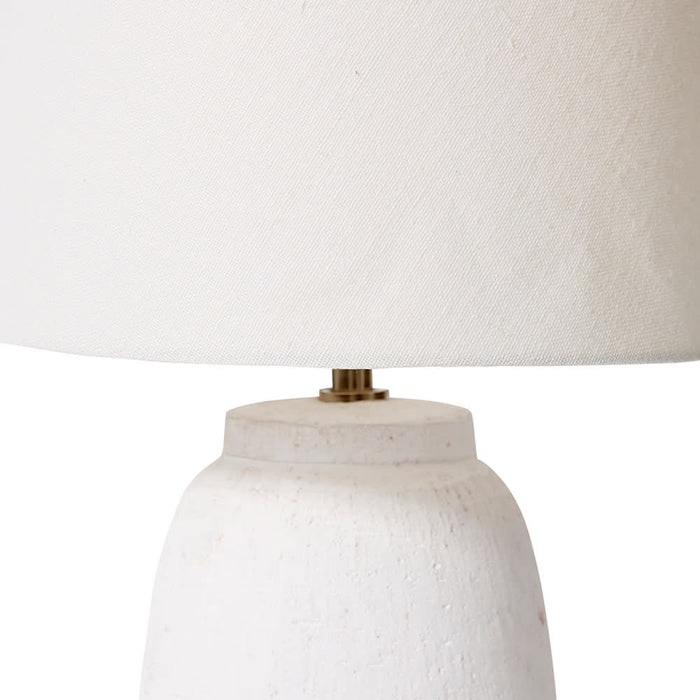 Jelani Table Lamp - White, 44cm (H)