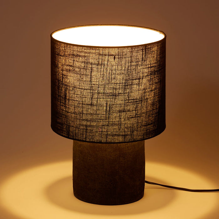 Ashanti (DS) Table Lamp - Black, 39cm (H)