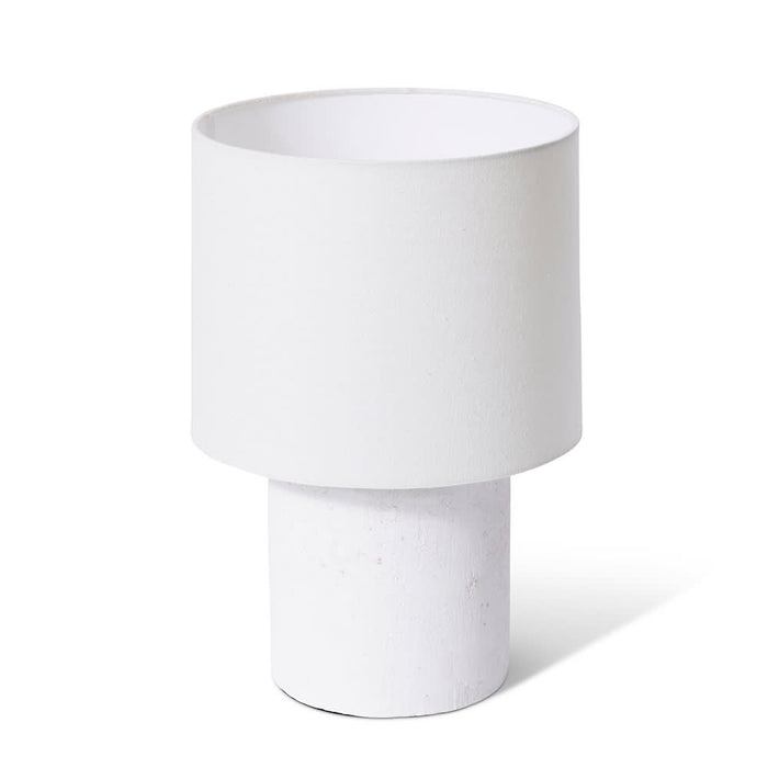 Ashanti (DS) Table Lamp - White, 39cm (H)