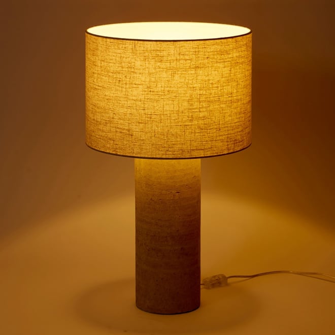 Foluke Table Lamp - Linen/Natutal, 64cm (H)