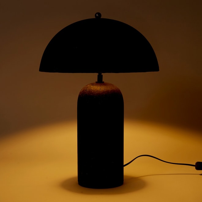 Tata Table Lamp - Black, 50cm (H)