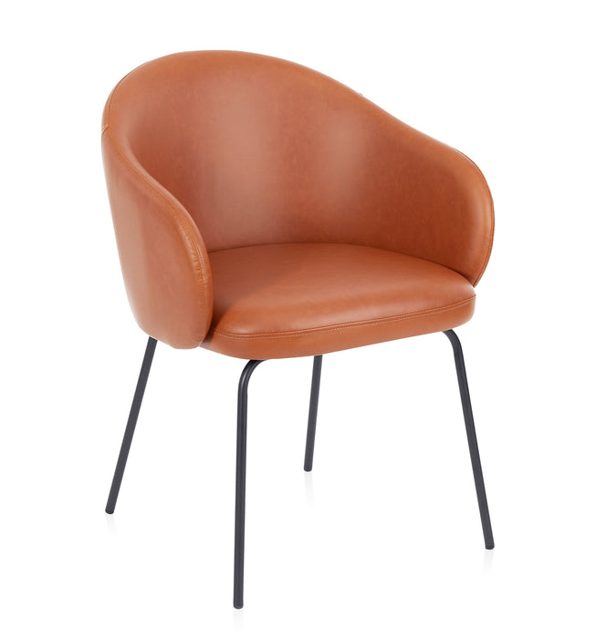 Modern Accent Pu Leather Dining Chair