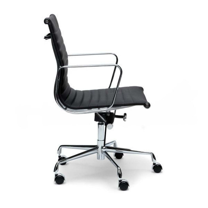 COC101 Leather Office Chair - Black