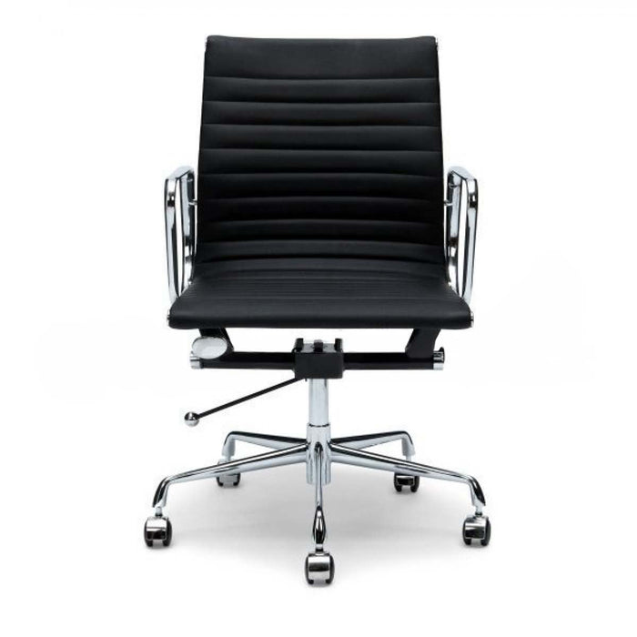 COC101 Leather Office Chair - Black