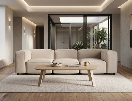 Mateo Coffee Table - Rectangle - Natural Ash - 120cm