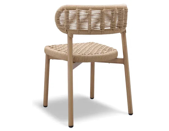Maya Dining Chair - Outdoor - Rope, Wood