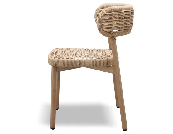 Maya Dining Chair - Outdoor - Rope, Wood