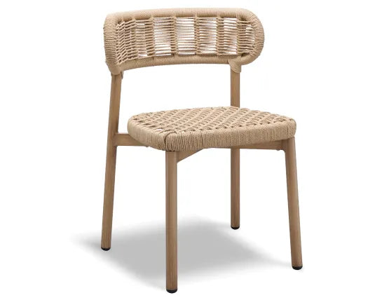 Maya Dining Chair - Outdoor - Rope, Wood