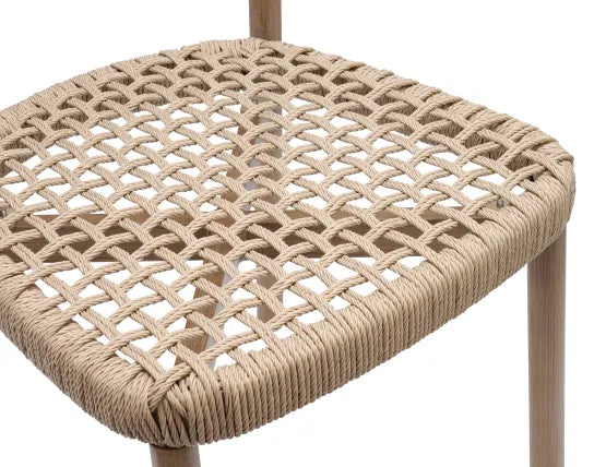 Maya Dining Chair - Outdoor - Rope, Wood