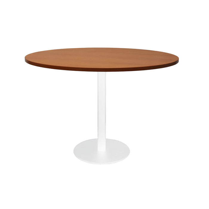 Estilo Round Table - 1200mm Dia - Cherry - White P/C