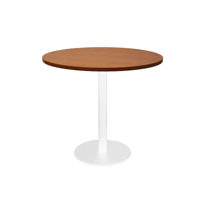 Estilo Round Table - 900mm Dia - Cherry - White P/C