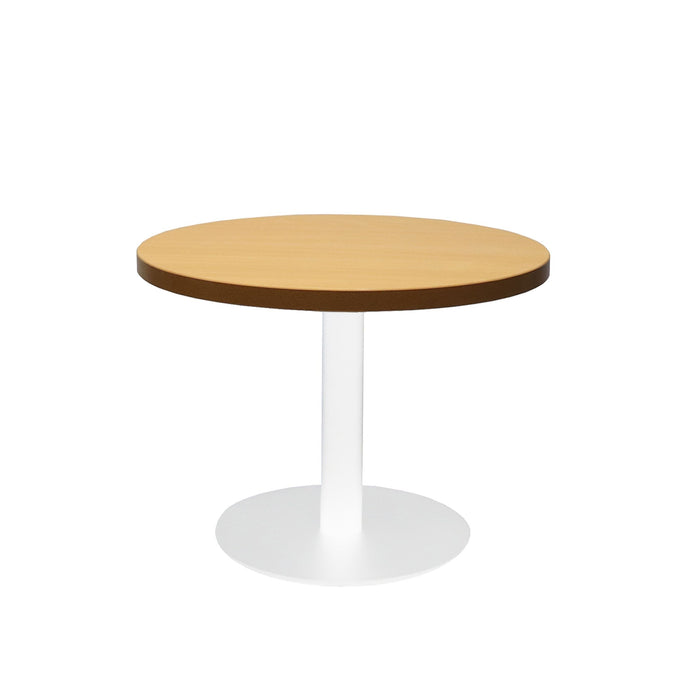 Estilo Round Coffee Table - Beech - White P/C