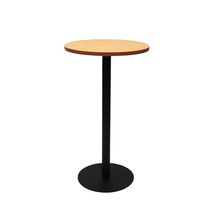 Estilo Round Dry Bar Table - Beech - Black P/C