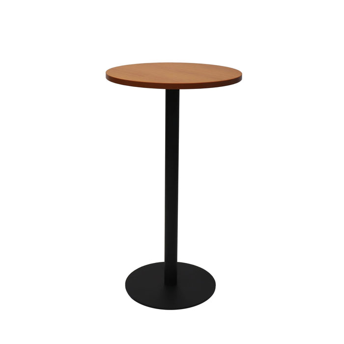 Estilo Round Dry Bar Table - Cherry - Black P/C