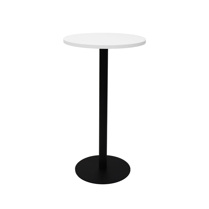 Estilo Round Dry Bar Table - Natural White - Black P/C