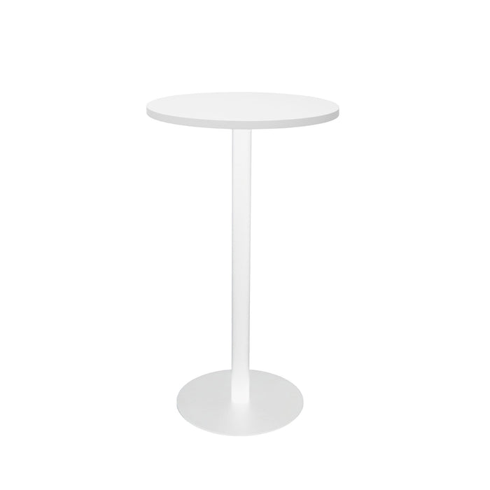 Estilo Round Dry Bar Table - Natural White - White P/C