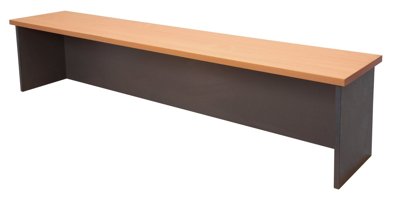Rapid Worker Hob - 1500mm W x 350mm D x 400mm H - Beech & Ironstone