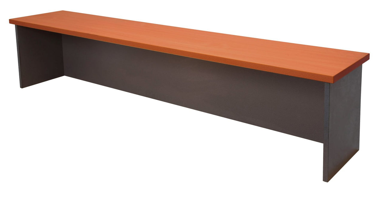 Rapid Worker Hob - 1500mm W x 350mm D x 400mm H - Cherry & Ironstone