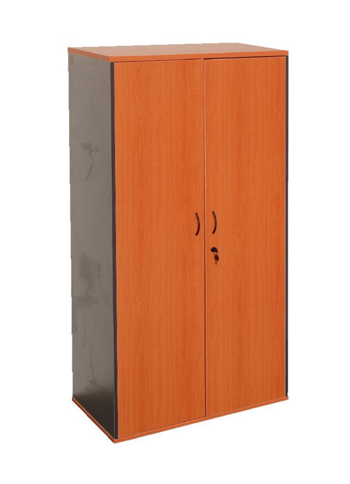 Rapid Worker Lockable Cupboard - Cherry & Ironstone