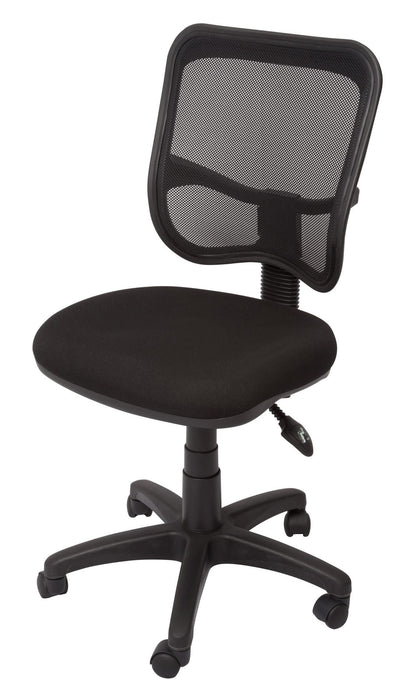 EM300 Medium Mesh Back Operator Chair - Black Fabric