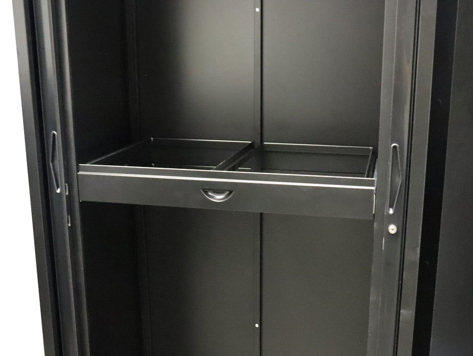 GO Tambour Roll Out File Frame - To Suit 1200mm W - Black