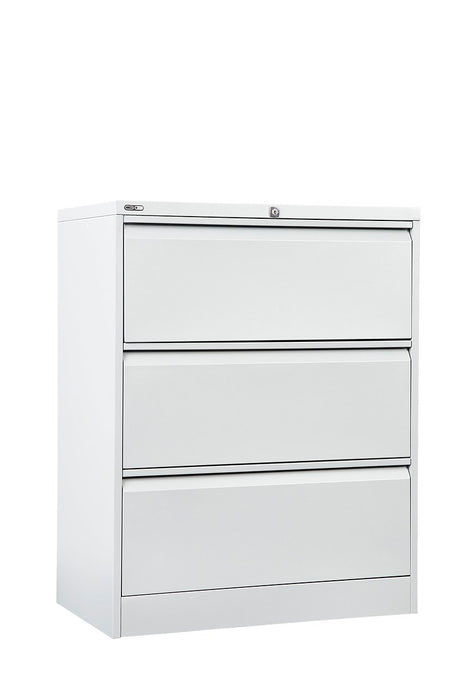 Lateral Filing Cabinet - 3 Drawer - White