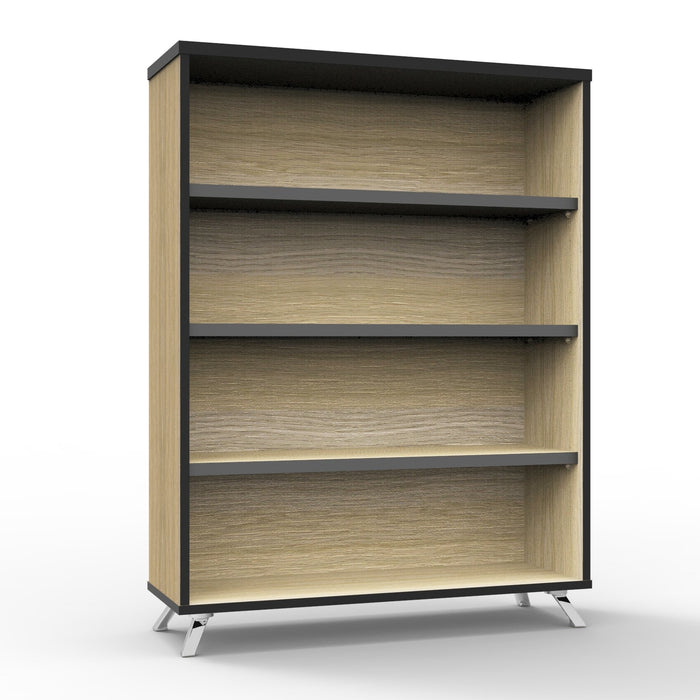 Infinity Bookcase - 1200mm H x 900mm W x 315mm D - Natural Oak