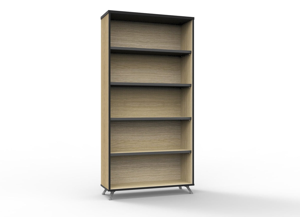 Infinity Bookcase - 1800mm H x 900mm W x 315mm D - Natural Oak