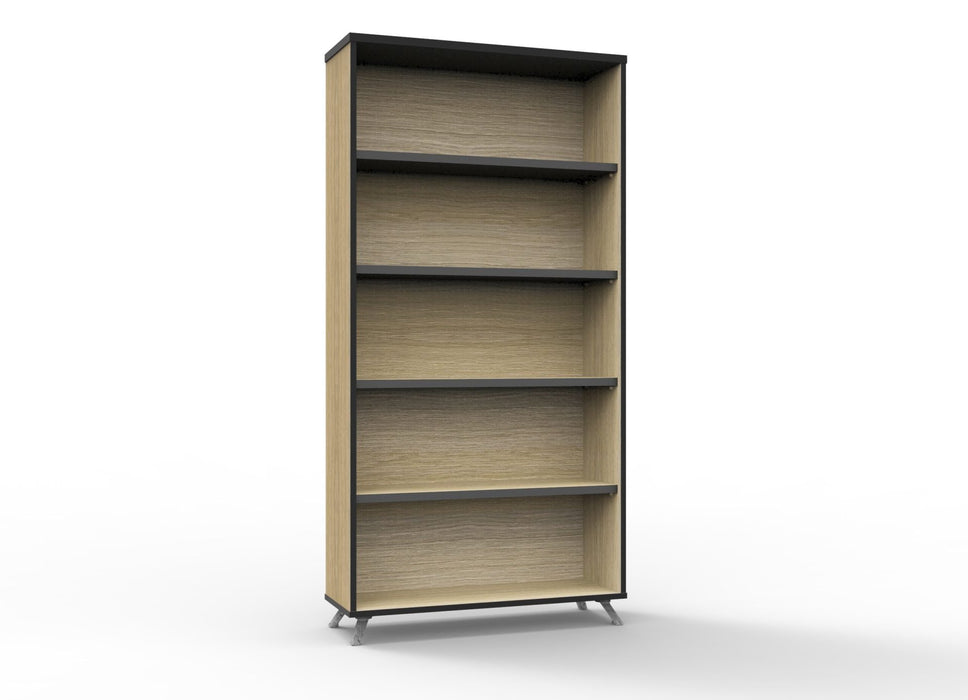 Infinity Bookcase - 1800mm H x 900mm W x 315mm D - Natural Oak