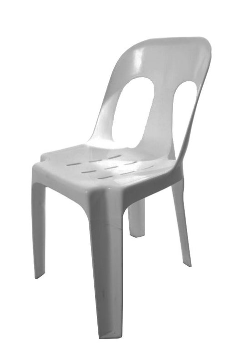 Pippee Heavy Duty Plastic Stacking Chair - Grey