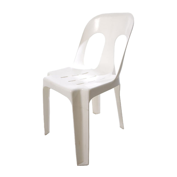 Pippee Heavy Duty Plastic Stacking Chair - White