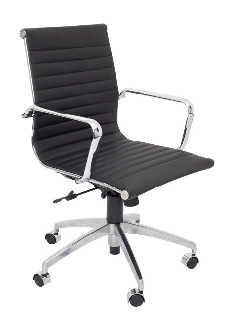 PU605M Medium Back Chair