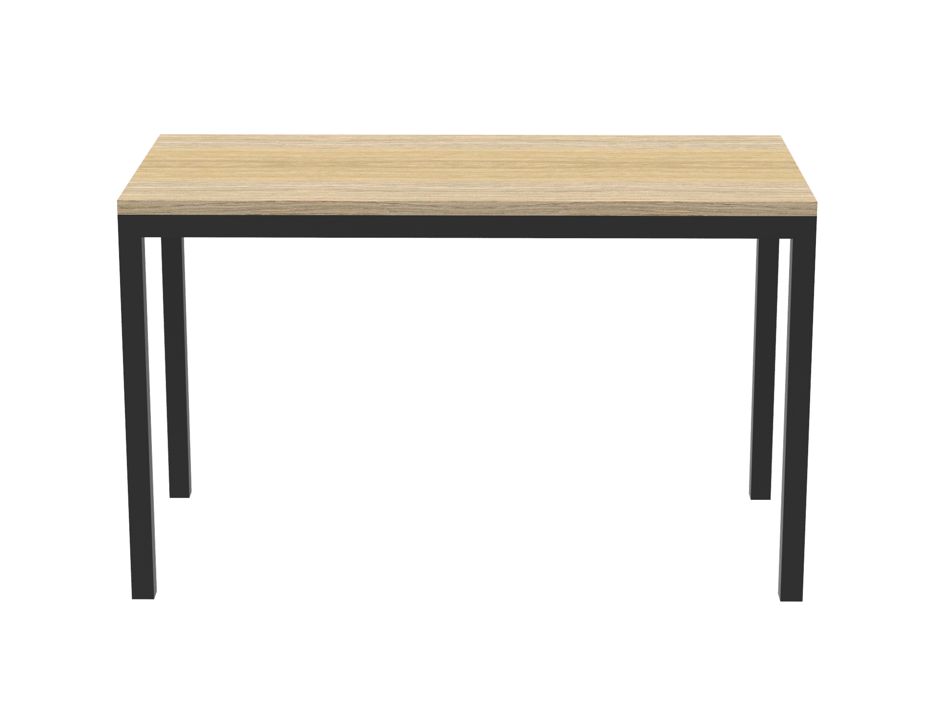 Rapidline Steel Frame Table - 1200mm x 600mm x 730mm H - Natural Oak