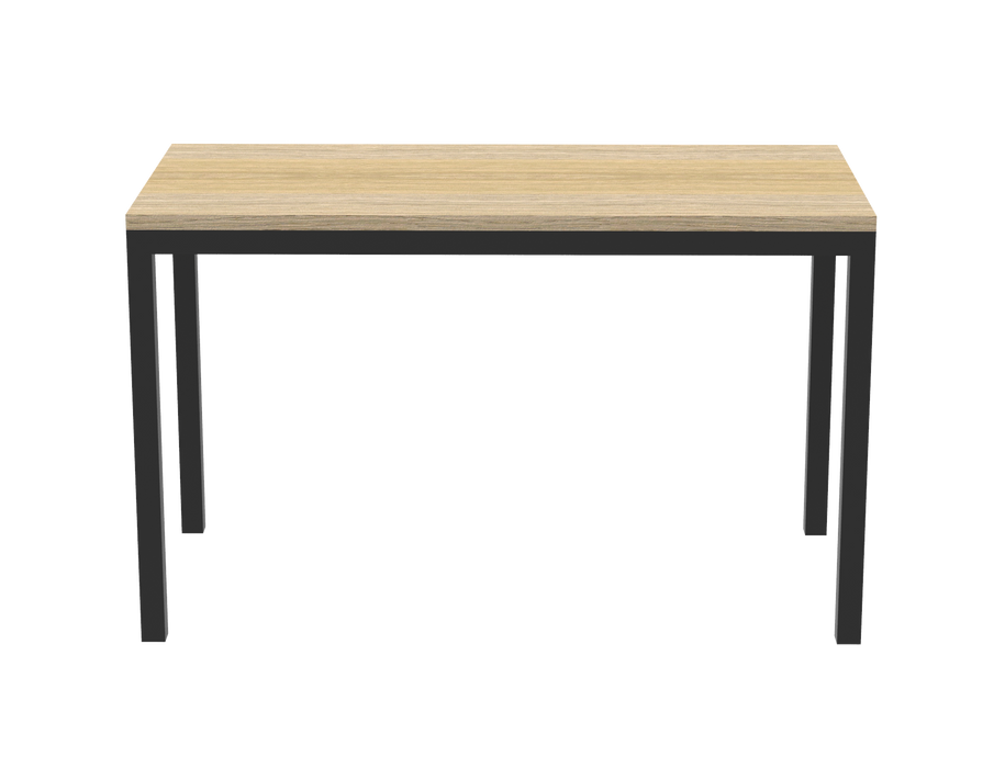 Rapidline Steel Frame Table - 1200mm x 600mm x 730mm H - Natural Oak