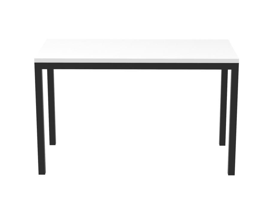 Rapidline Steel Frame Table - 1200mm x 600mm x 730mm H - Natural White