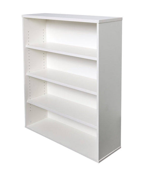 Span Bookcase - 1200mm H x 900mm W x 315mm D - Natural White
