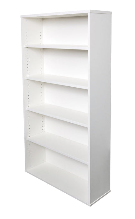 Span Bookcase - 1800mm H x 900mm W x 315mm D - Natural White