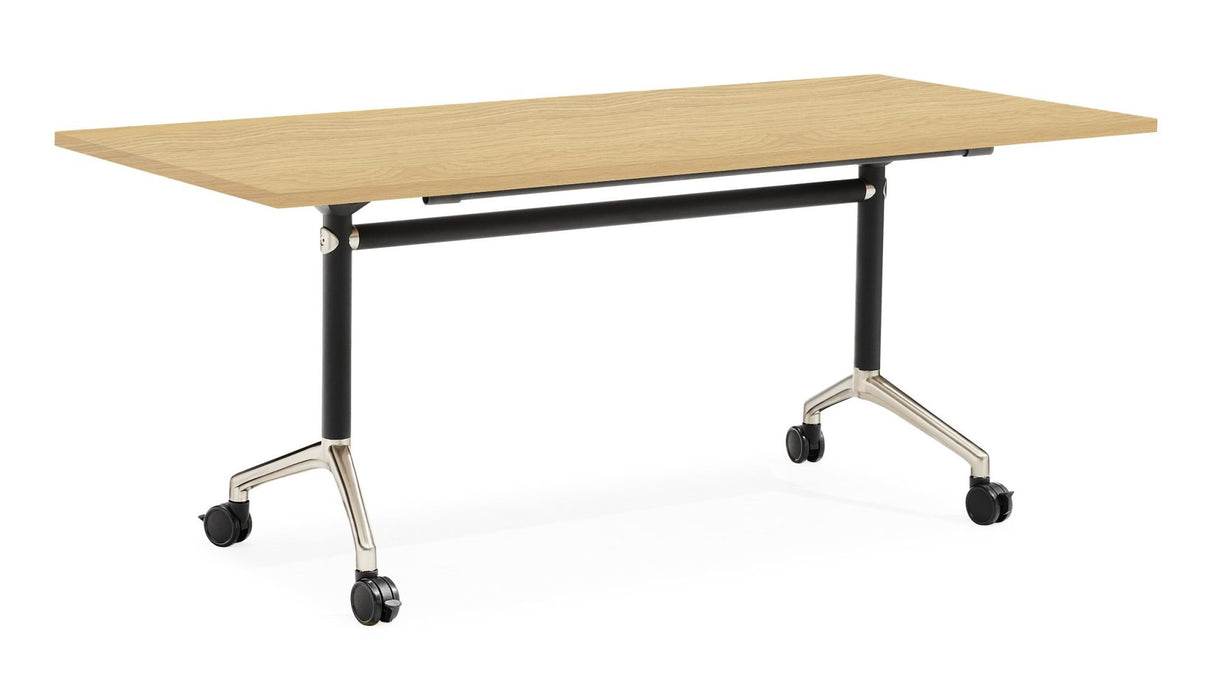Typhoon Flip Top Table - 1800mm W x 750mm D - Natural Oak