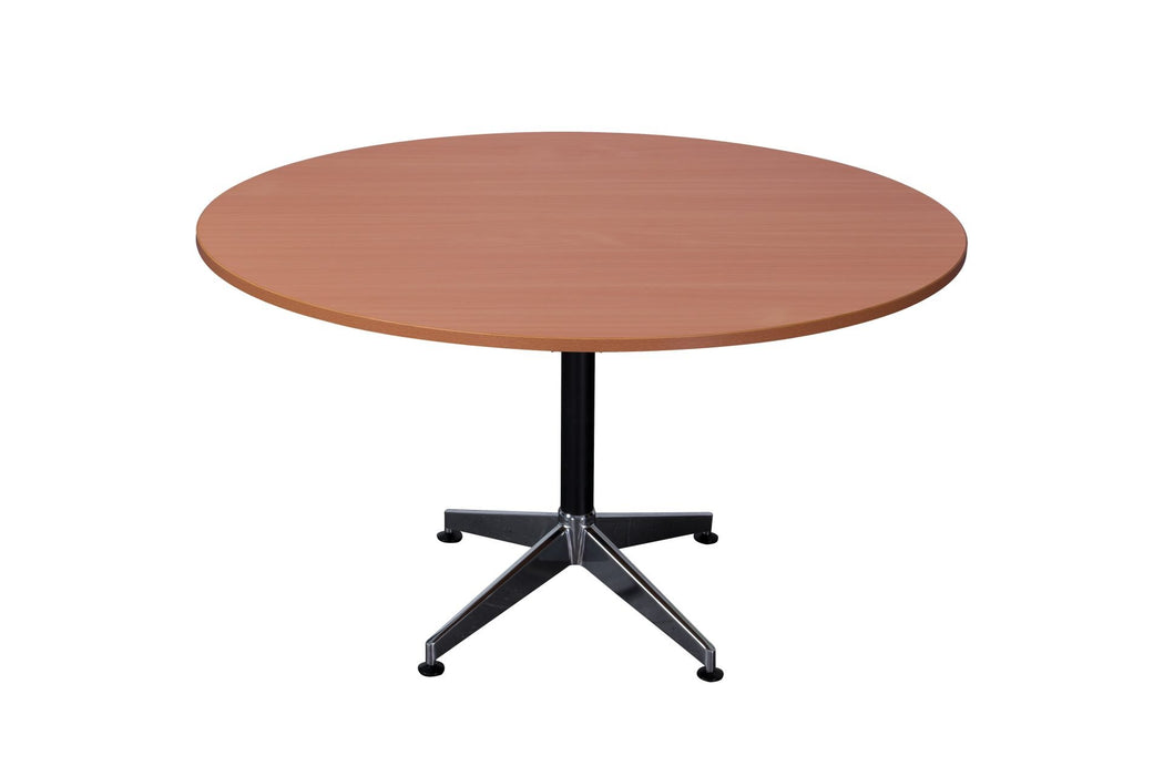 Typhoon 4 Star Round Table - 1200mm Dia - Cherry