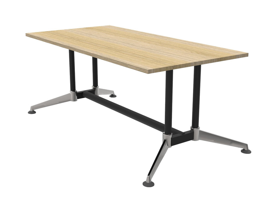 Typhoon Meeting Table - 1800mm W x 900mm D - Natural Oak
