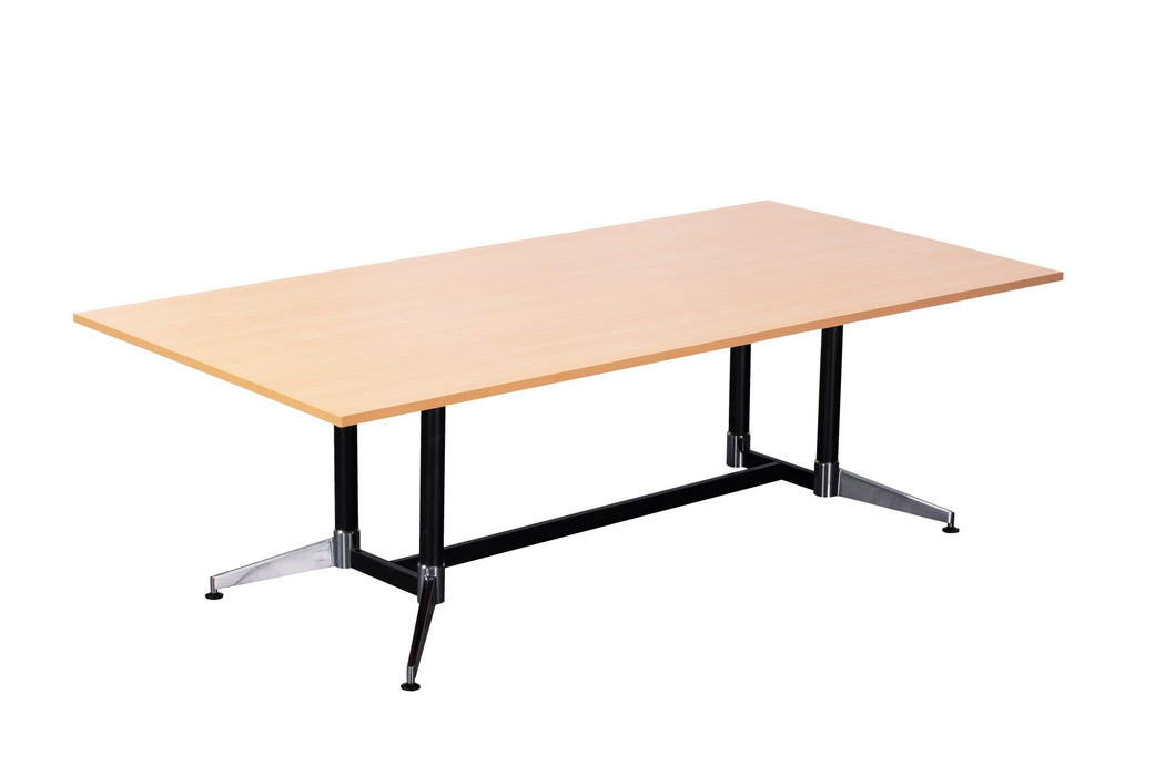 Typhoon Meeting Table - 2400mm W x 1200mm D - Beech