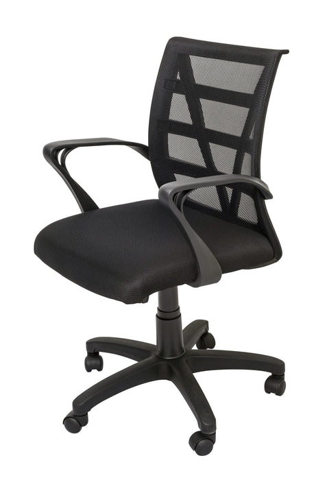 Vienna Mesh Back Operator Chair - Black Mesh