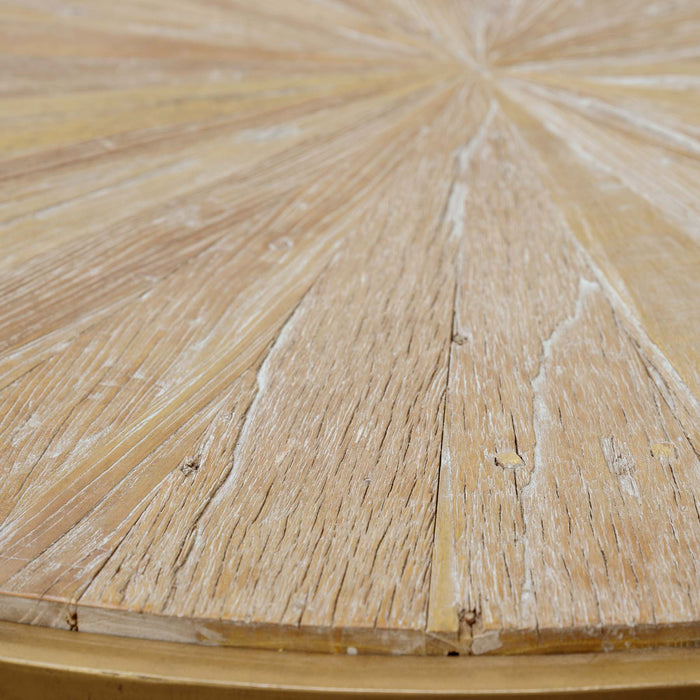 Melvin 1m Round Elm Coffee Table