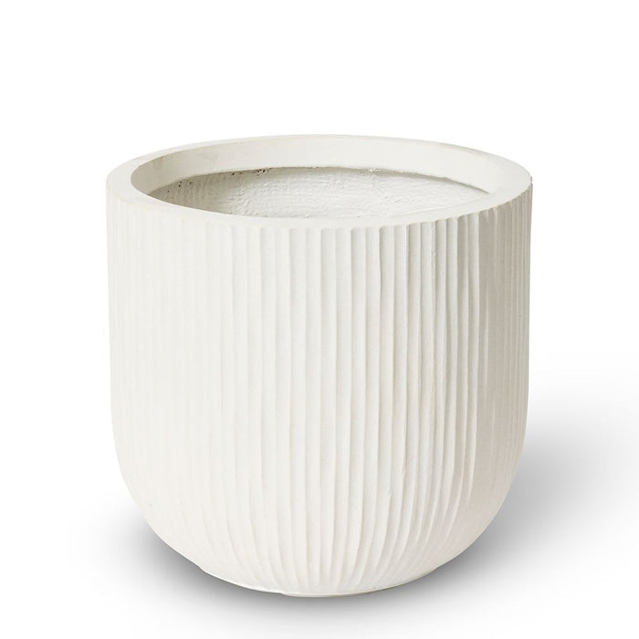 Tenesha Fibrestone Planter S3 - Beige