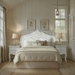 Louis Headboard Queen - White
